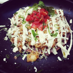 Tostada con Pollo. I'm not going to lie: this was all kinds of amazing.